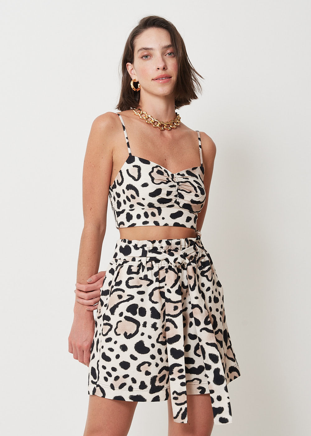 59.60.3013EST TOP CROPPED ESTAMPA SAVANA COLEÇÃO MÔNICA SALGADO