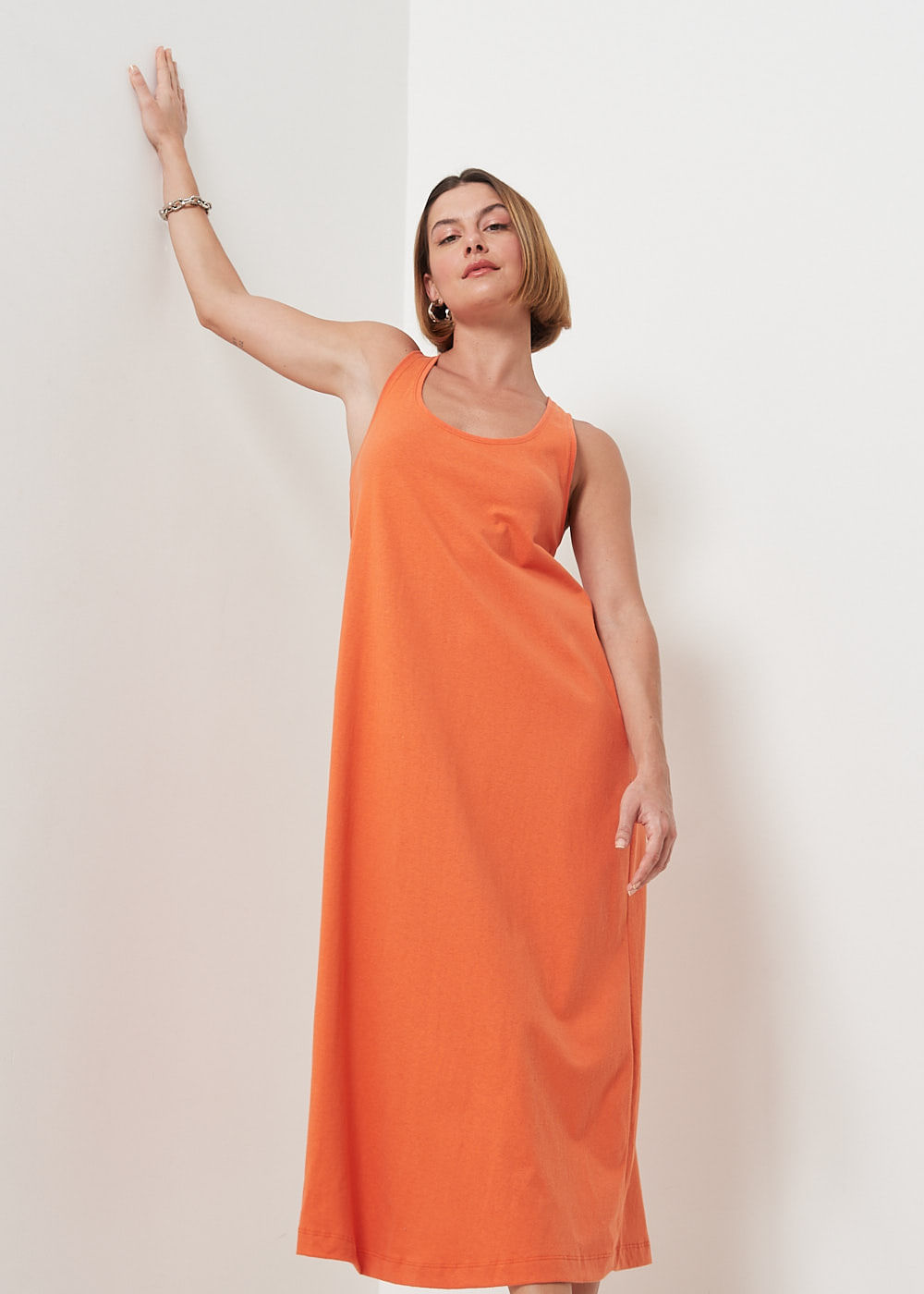 63.11.3004PAP VESTIDO MIDI MALHA DECOTE NADADOR