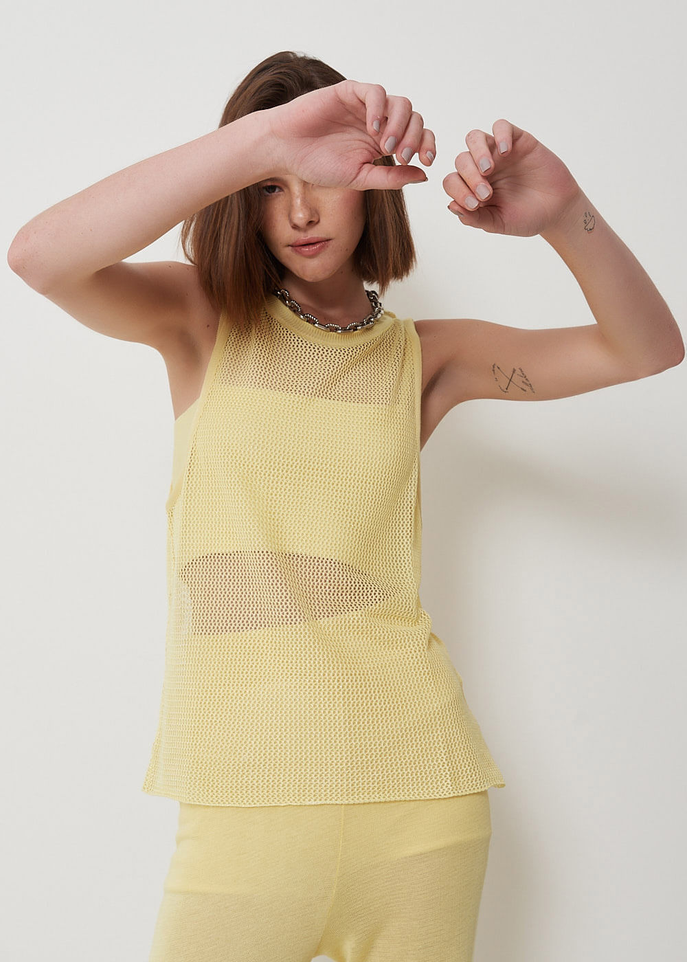 48.40.3004MNG REGATA TRICOT VAZADO COM TOP