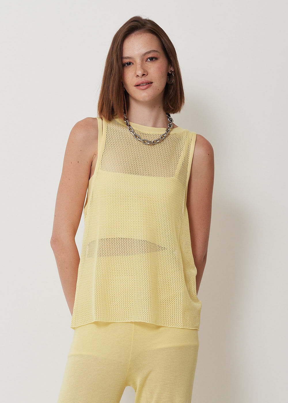 48.40.3004MNG REGATA TRICOT VAZADO COM TOP