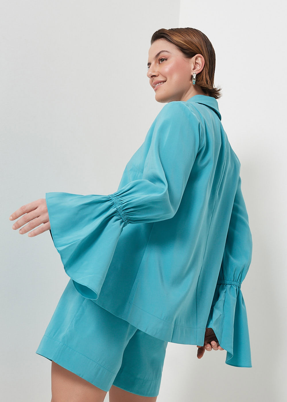 21.30.3001PTR BLAZER ALFAIATARIA MANGA LONGA COM BABADO