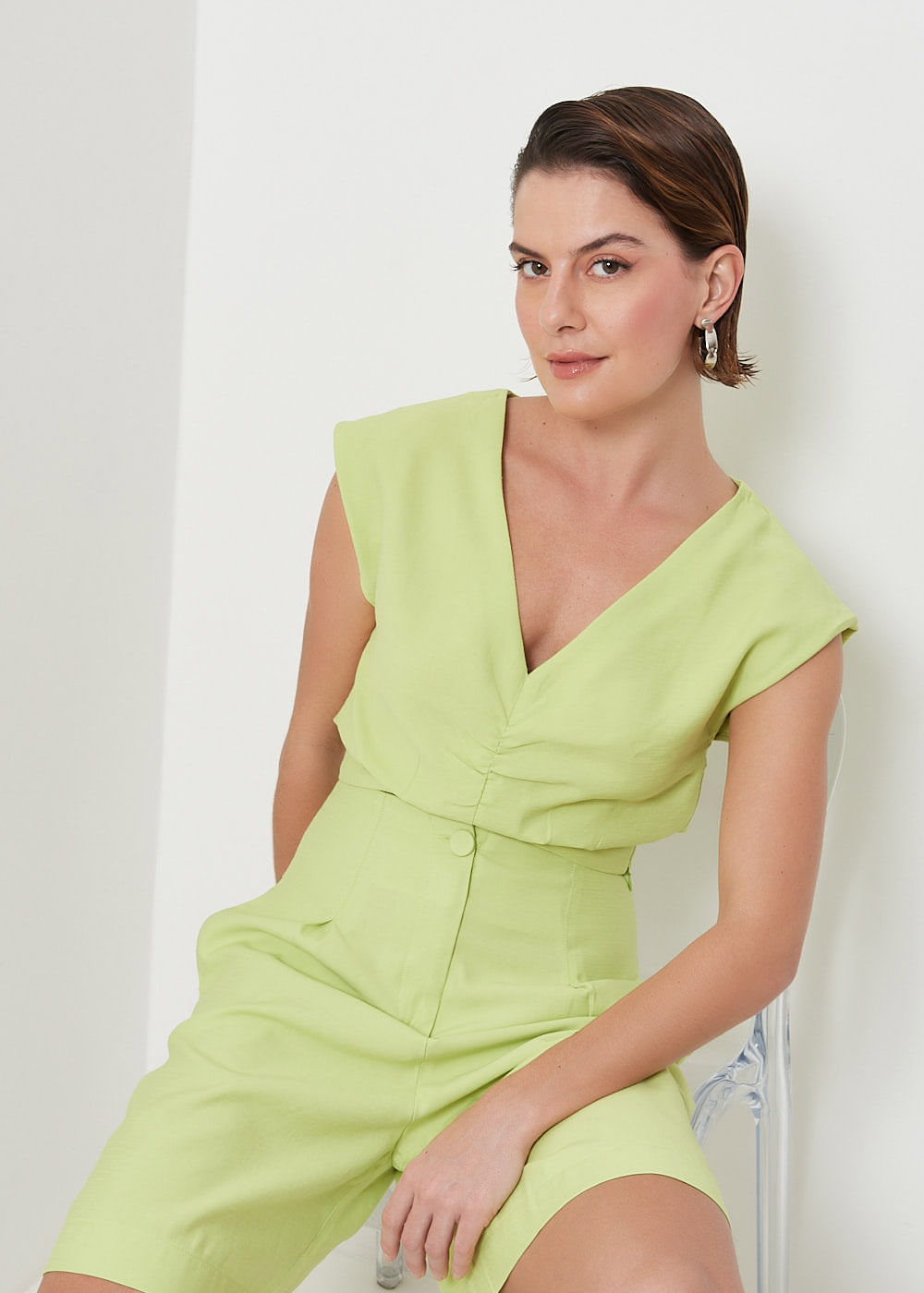 22.60.3003LEM BERMUDA SEM CÓS ALFAIATARIA