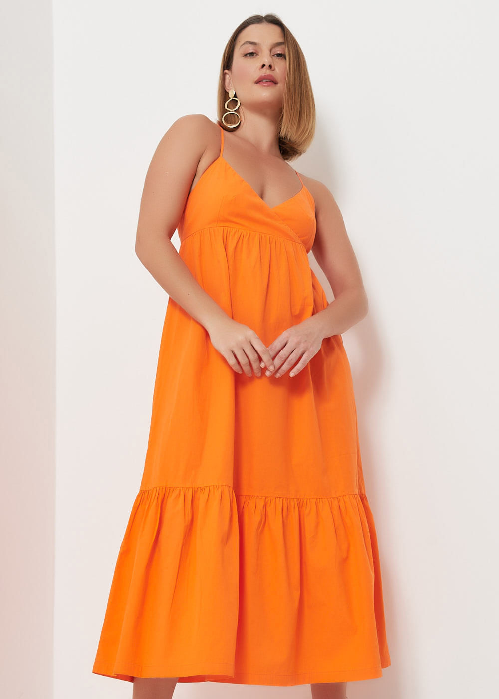 53.11.3030PIT VESTIDO MIDI DECOTE V ALCINHA