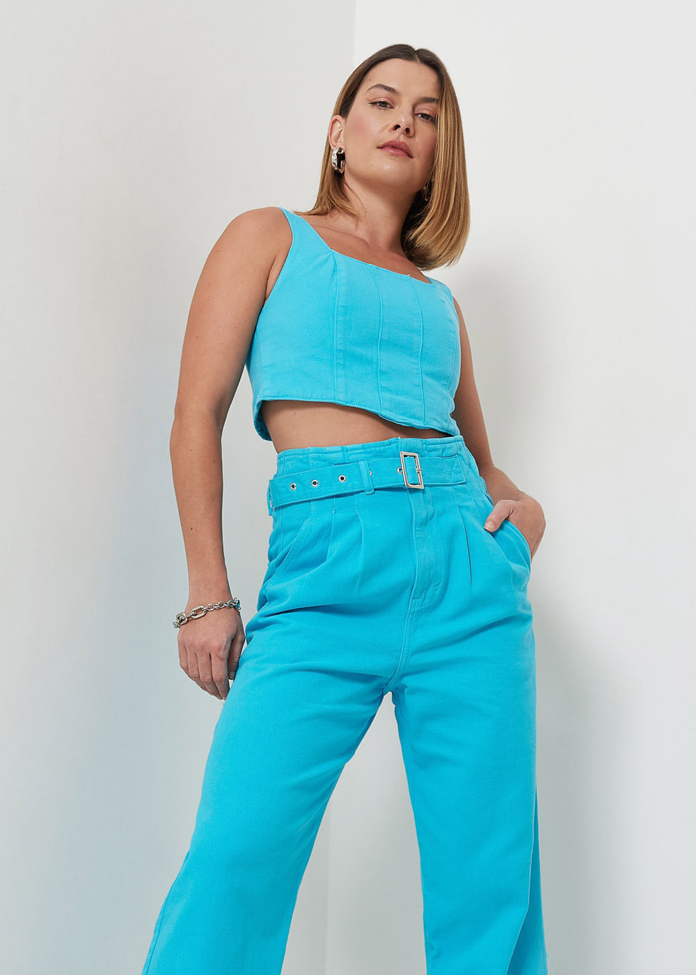 12.74.3008MBU CALÇA SLOUCHY SARJA SEM CÓS