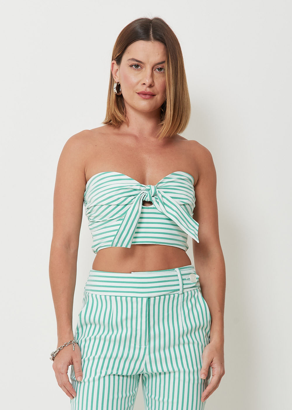 59.60.3089LIS TOP CROPPED LISTRADO SEM ALÇA