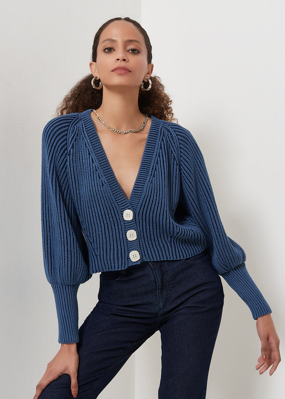 45.40.3102BRY CASAQUETO TRICOT TEXTURA
