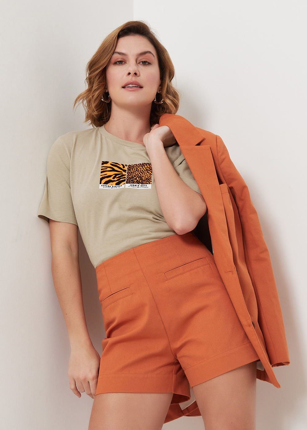67.43.3102HAI T-SHIRT MALHA JUNGLE DOTS