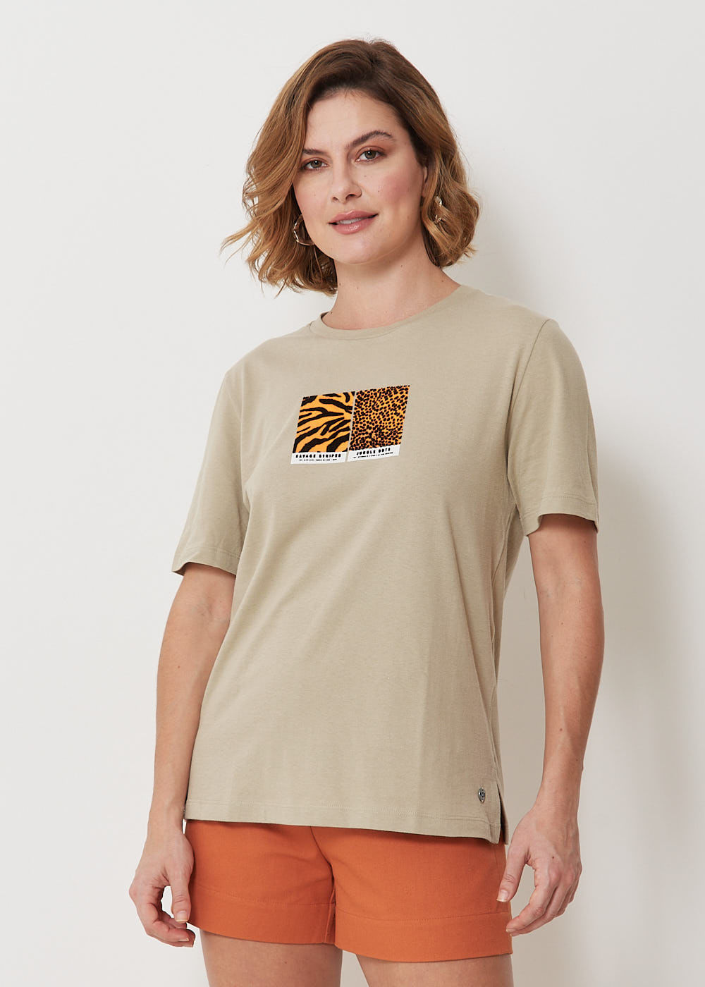 67.43.3102HAI T-SHIRT MALHA JUNGLE DOTS