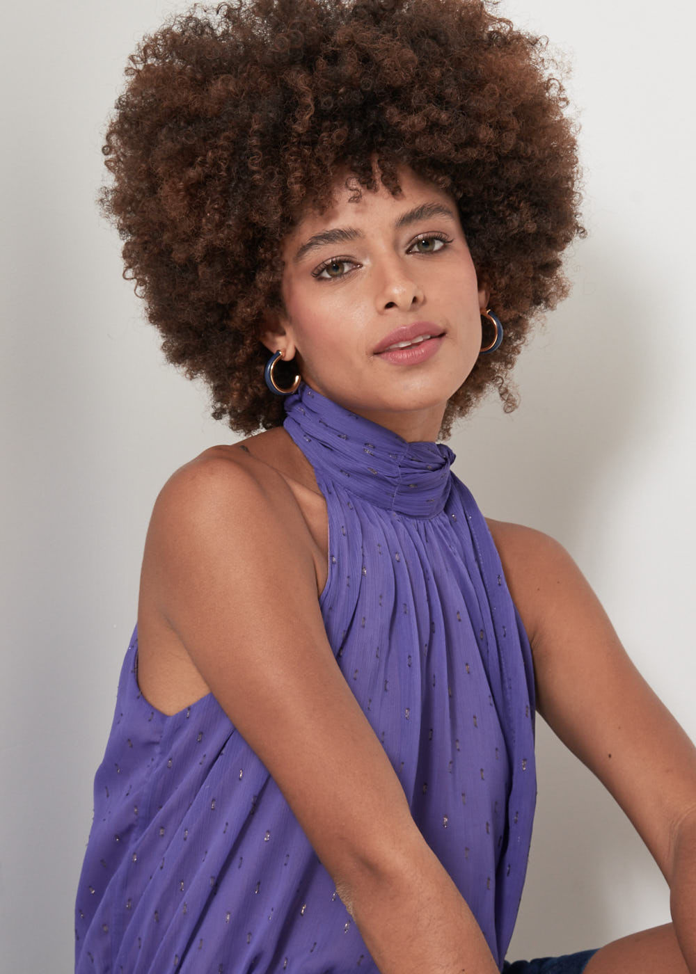 58.40.3104ROX REGATA  CHIFFON GOLA DRAPEADA