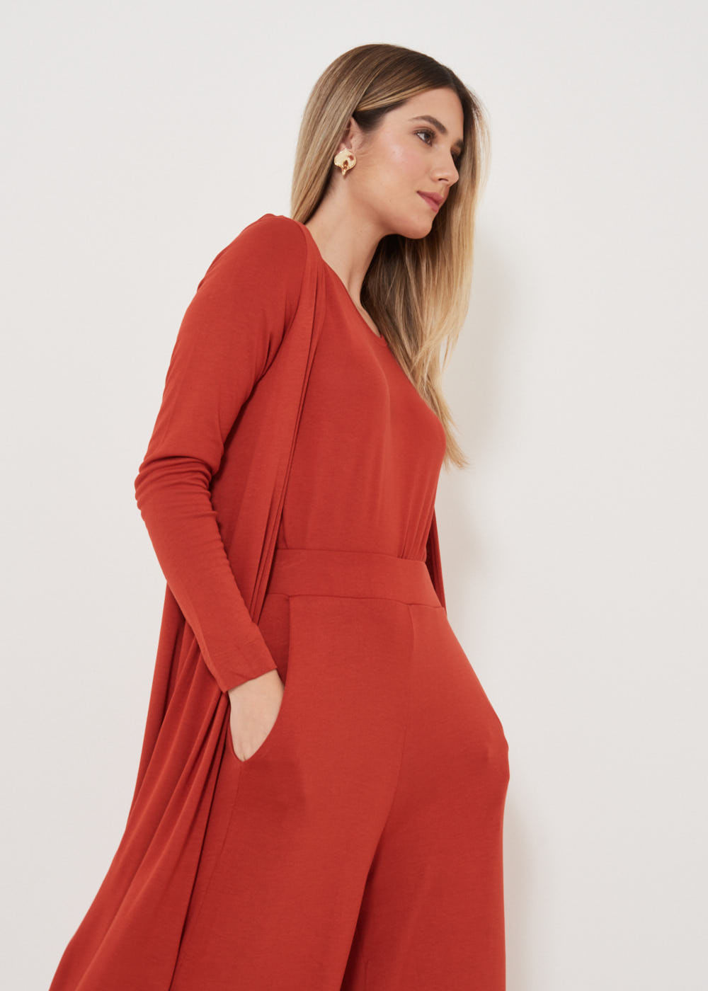 61.30.3103SUM MAXI CARDIGAN MALHA TRICOT