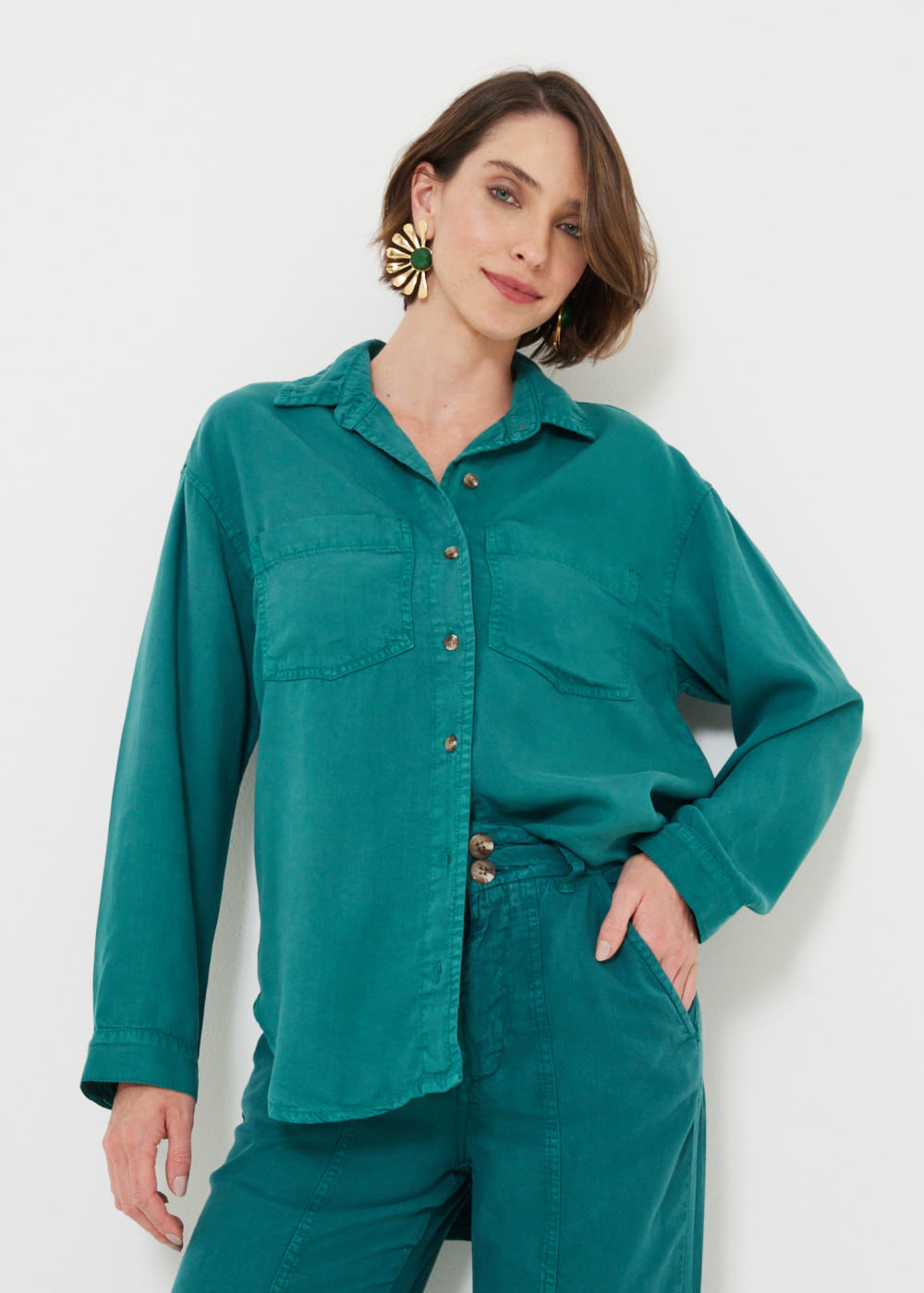 Camisa Liocel Manga Longa Com Bolso - 15.10.3103|CHV