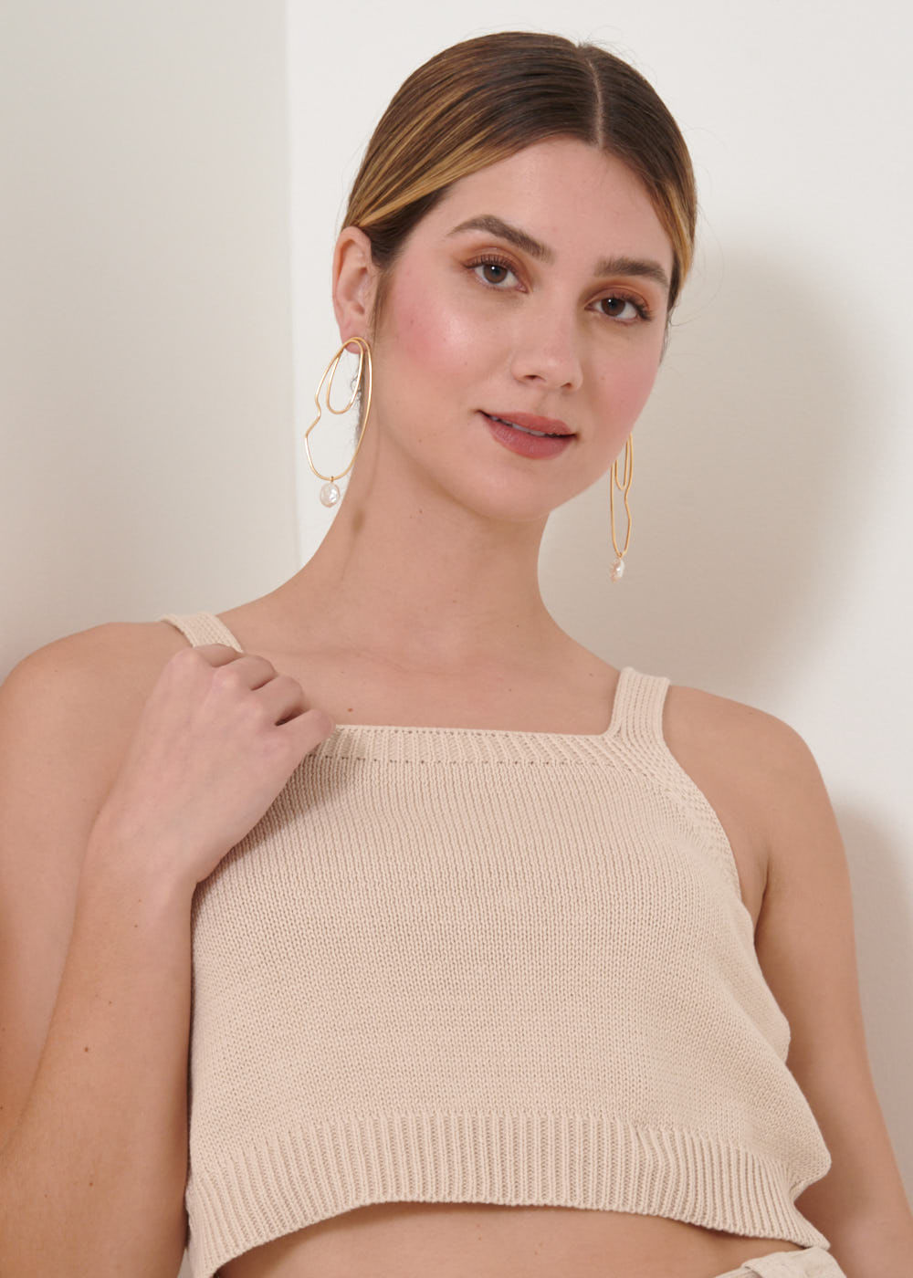 48.40.3209ARE REGATA EM TRICOT ALÇA FINA