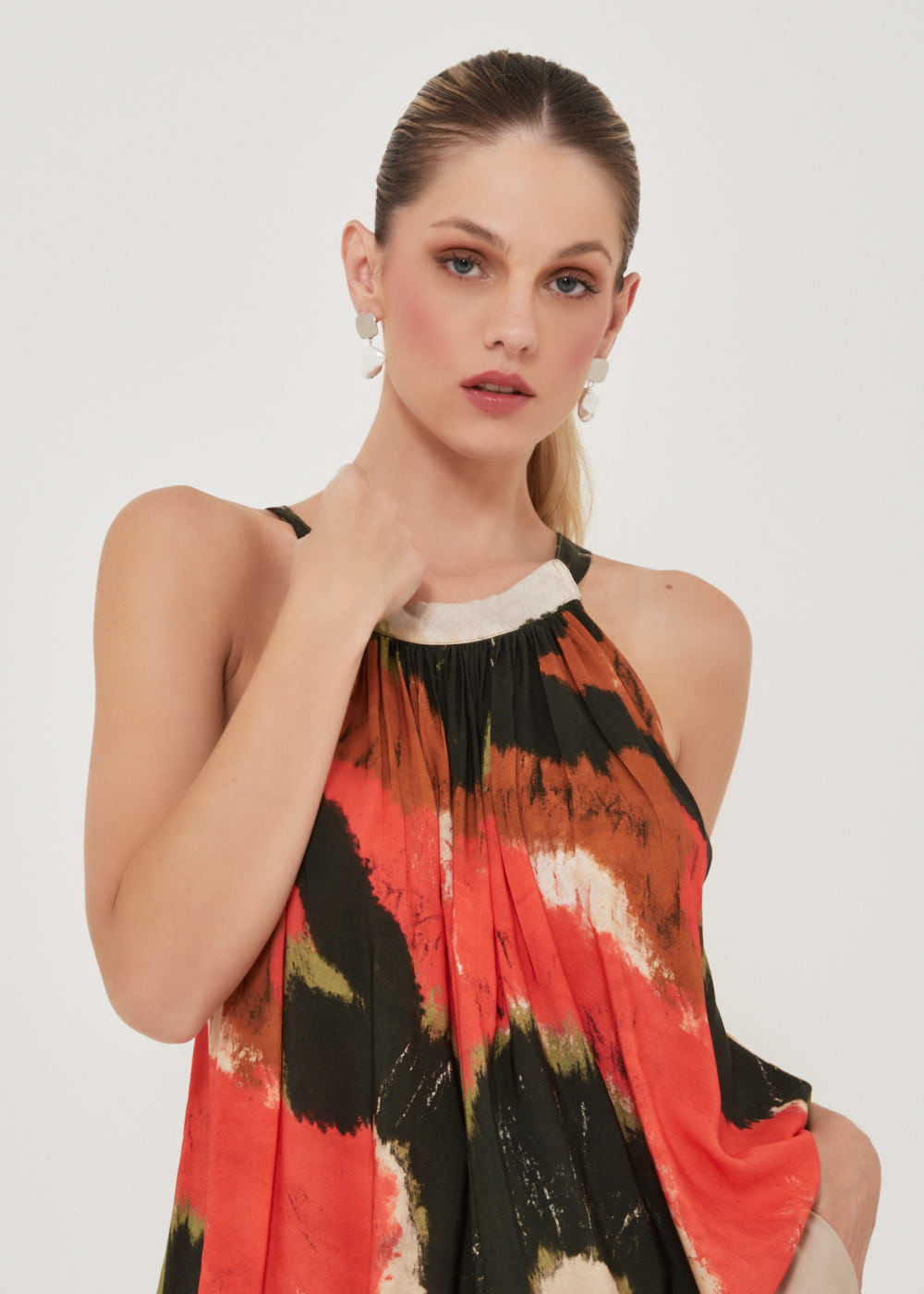 58.20.3214EST REGATA DECOTE HALTER ESTAMPA SUMMER PAINT