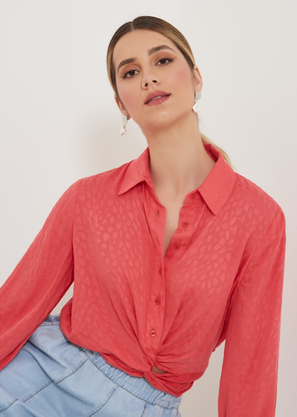 55.40.3203GOI CAMISA MANGA 3/4 PUNHOS COM ELASTICO