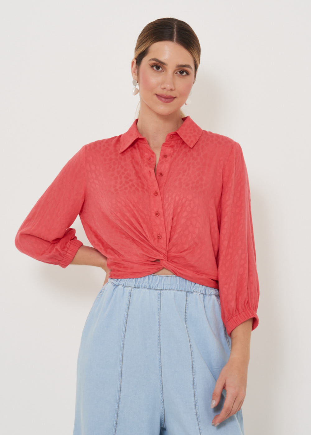 55.40.3203GOI CAMISA MANGA 3/4 PUNHOS COM ELASTICO