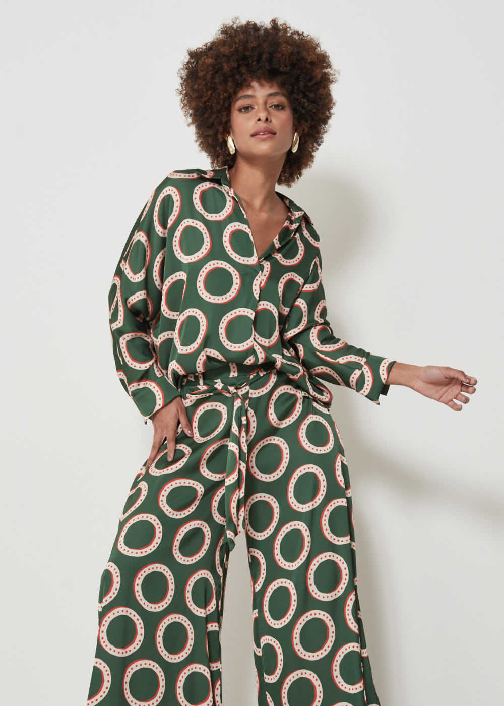 52.23.3220EST CALÇA PANTALONA ESTAMPA CIRCLES