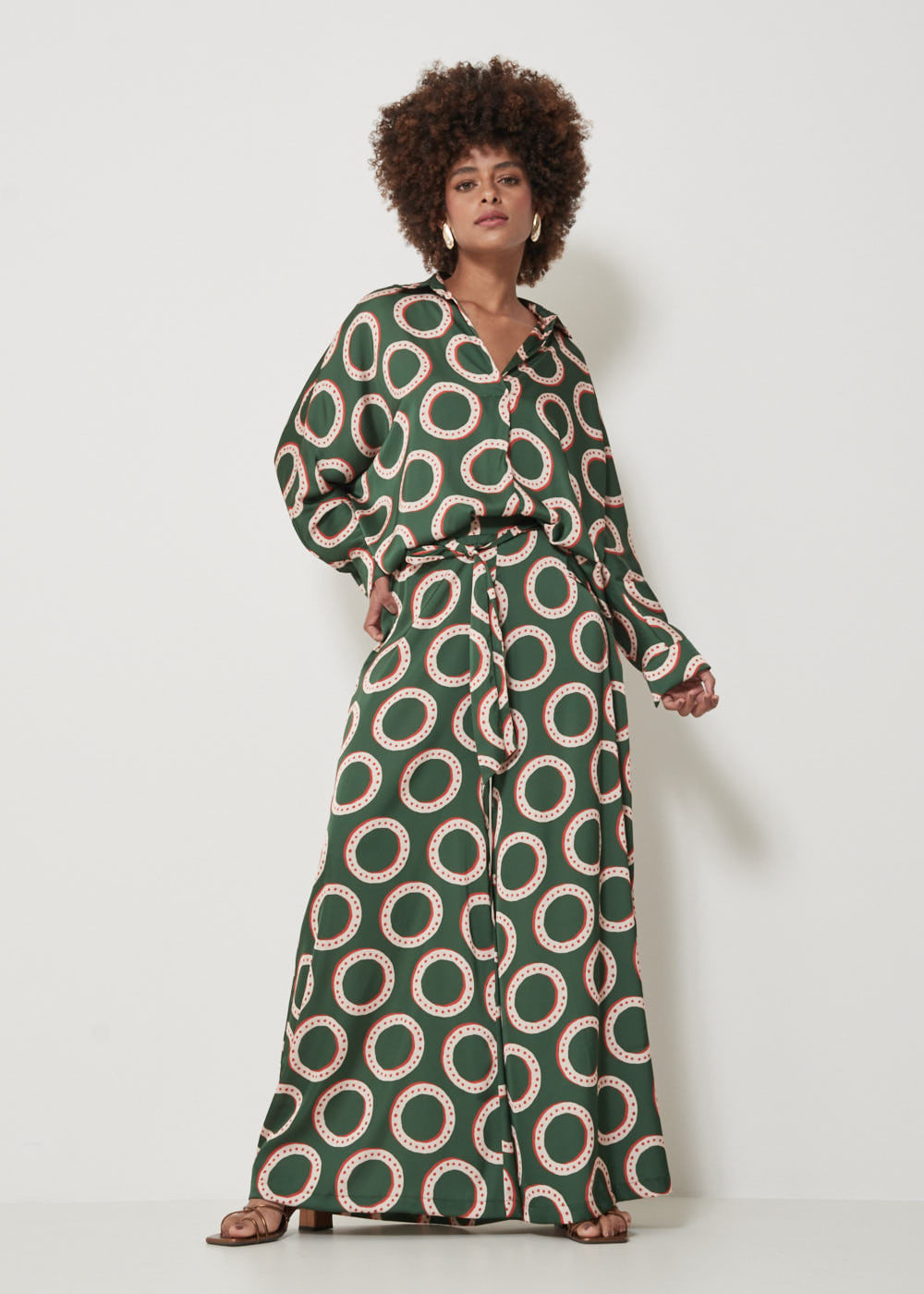 52.23.3220EST CALÇA PANTALONA ESTAMPA CIRCLES