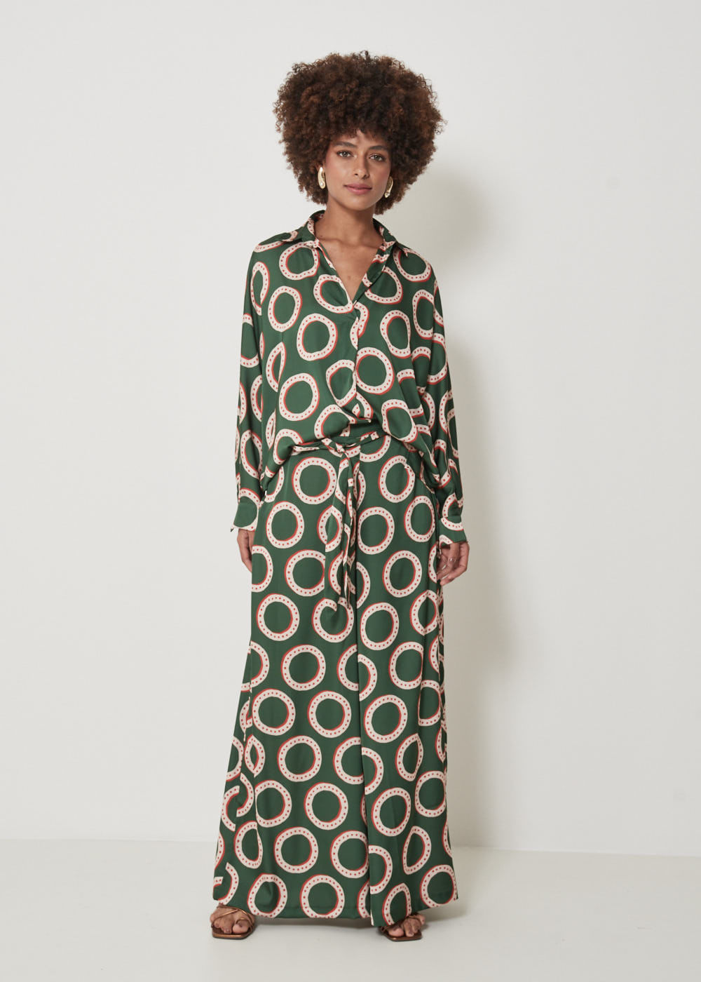 52.23.3220EST CALÇA PANTALONA ESTAMPA CIRCLES