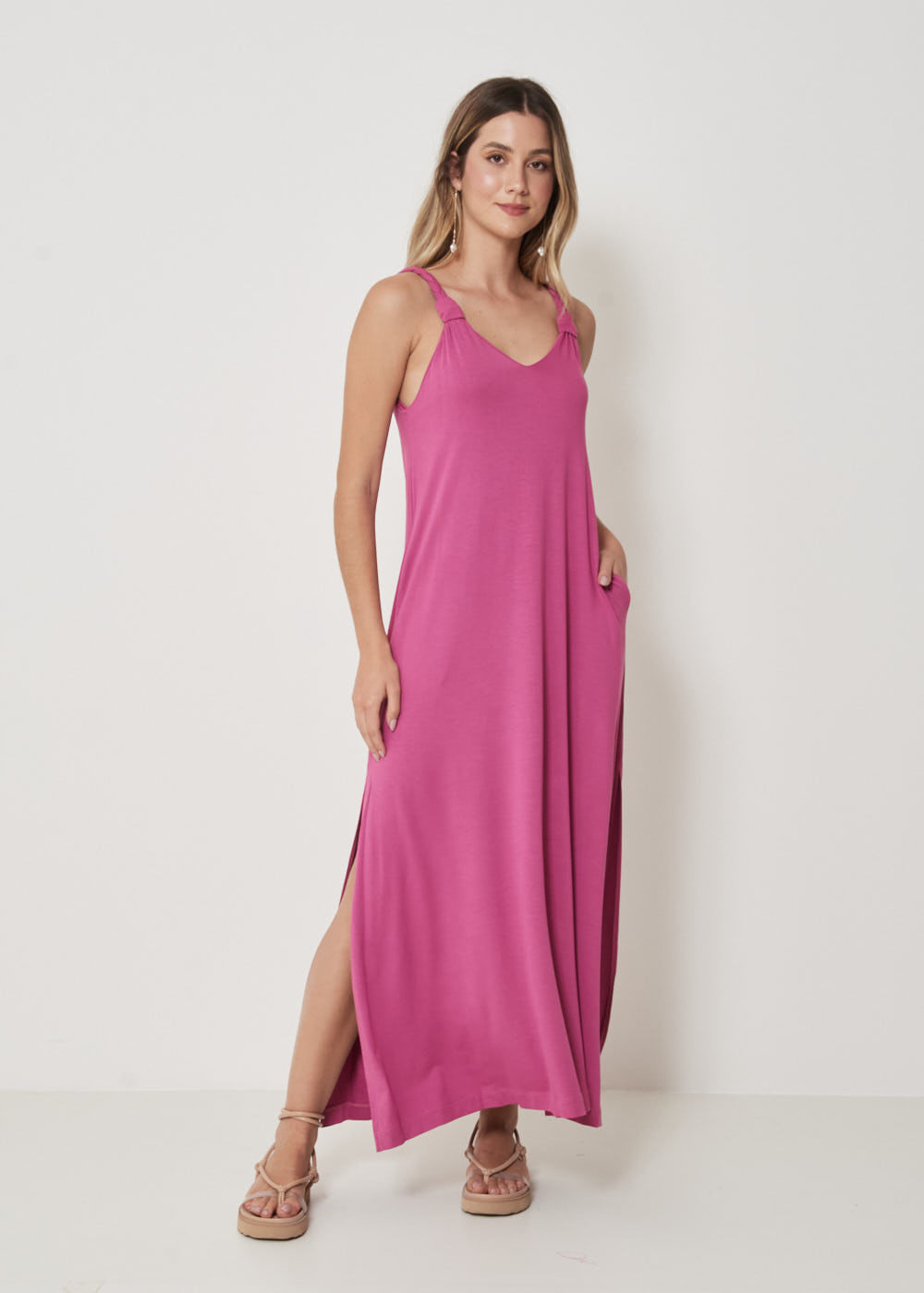 63.40.3208MTL VESTIDO LONGO MALHA TRANÇAS