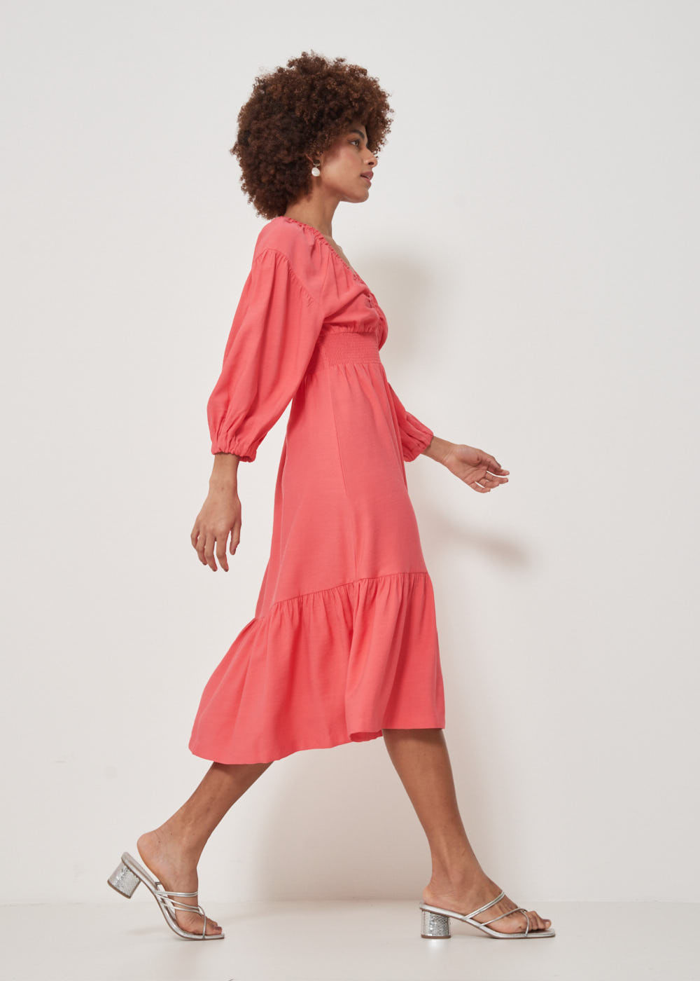 53.12.3205GOI VESTIDO MIDI MANGAS 3/4