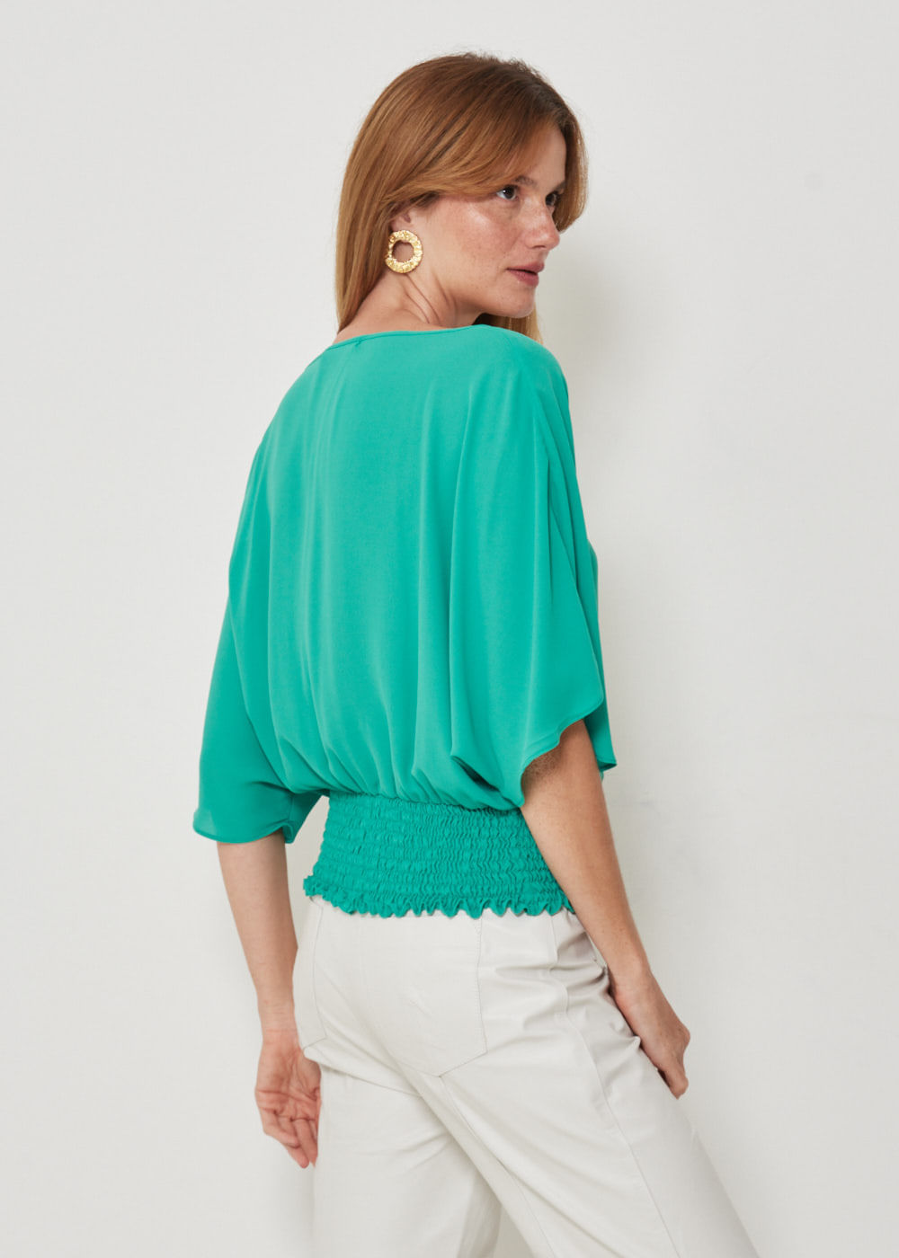 57.40.3216BDN BLUSA CHIFFON MANGA 3/4