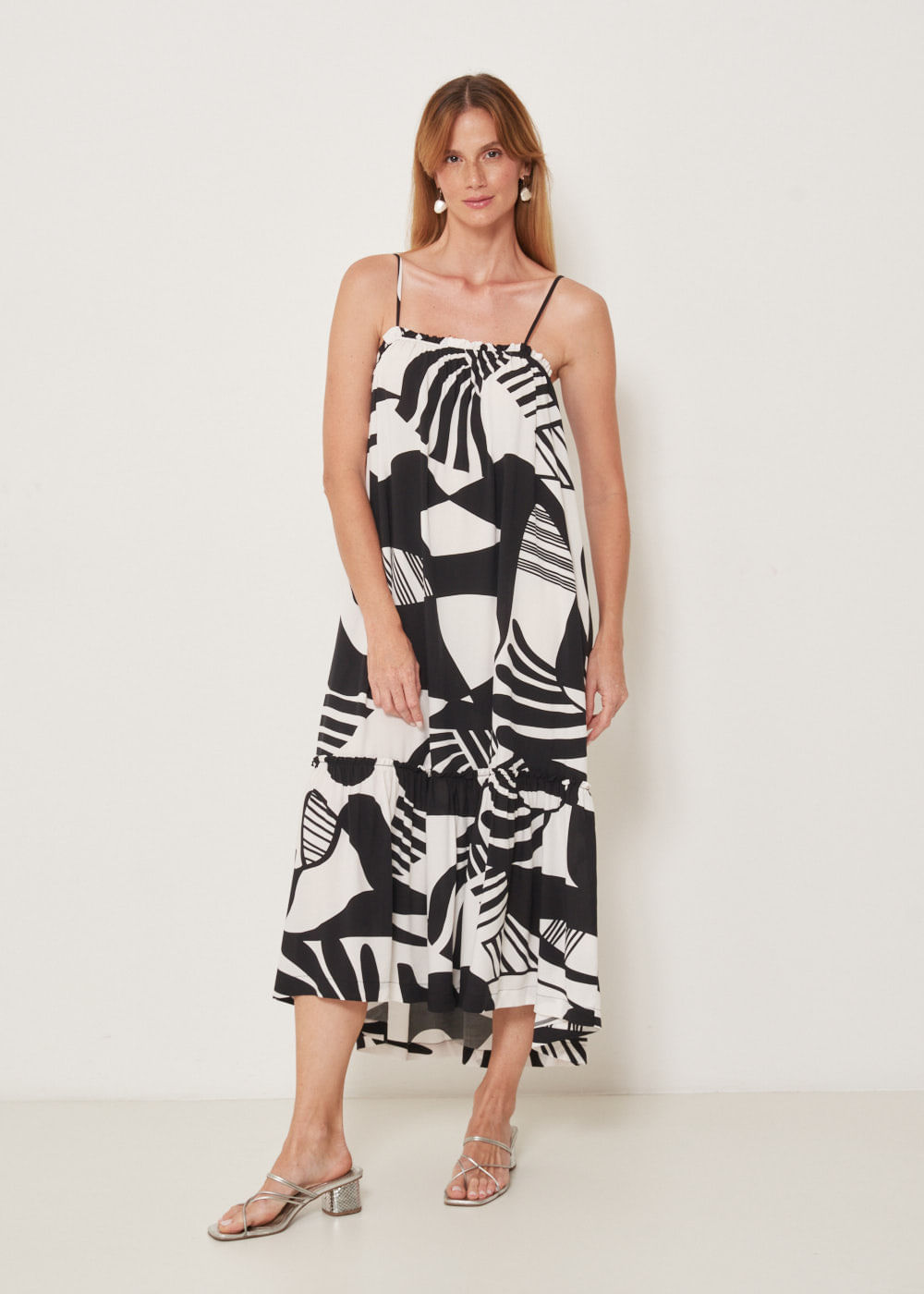 53.21.3218EST VESTIDO MIDI ABSTRATO