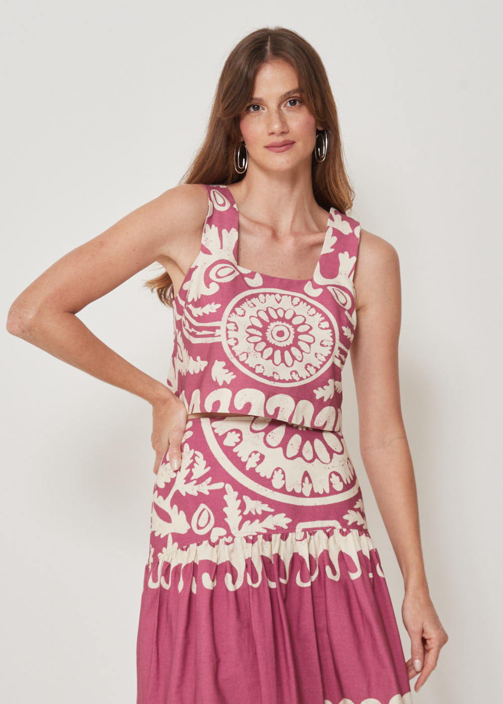 59.60.3220EST CROPPED REGATA  ESTAMPA MARCHE