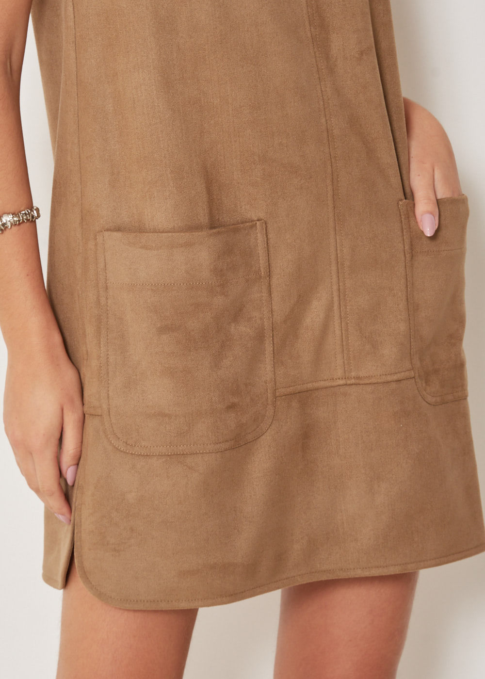 33.10.3302GEN VESTIDO SUEDE BOLSOS