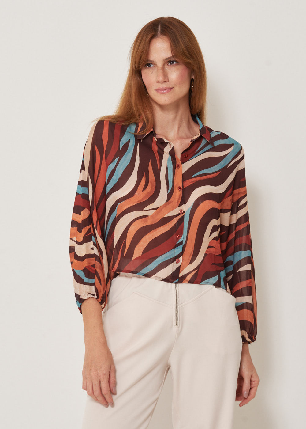 55.20.3301EST CAMISA MANGA MORCEGO ESTAMPA COLOR ZEBRA