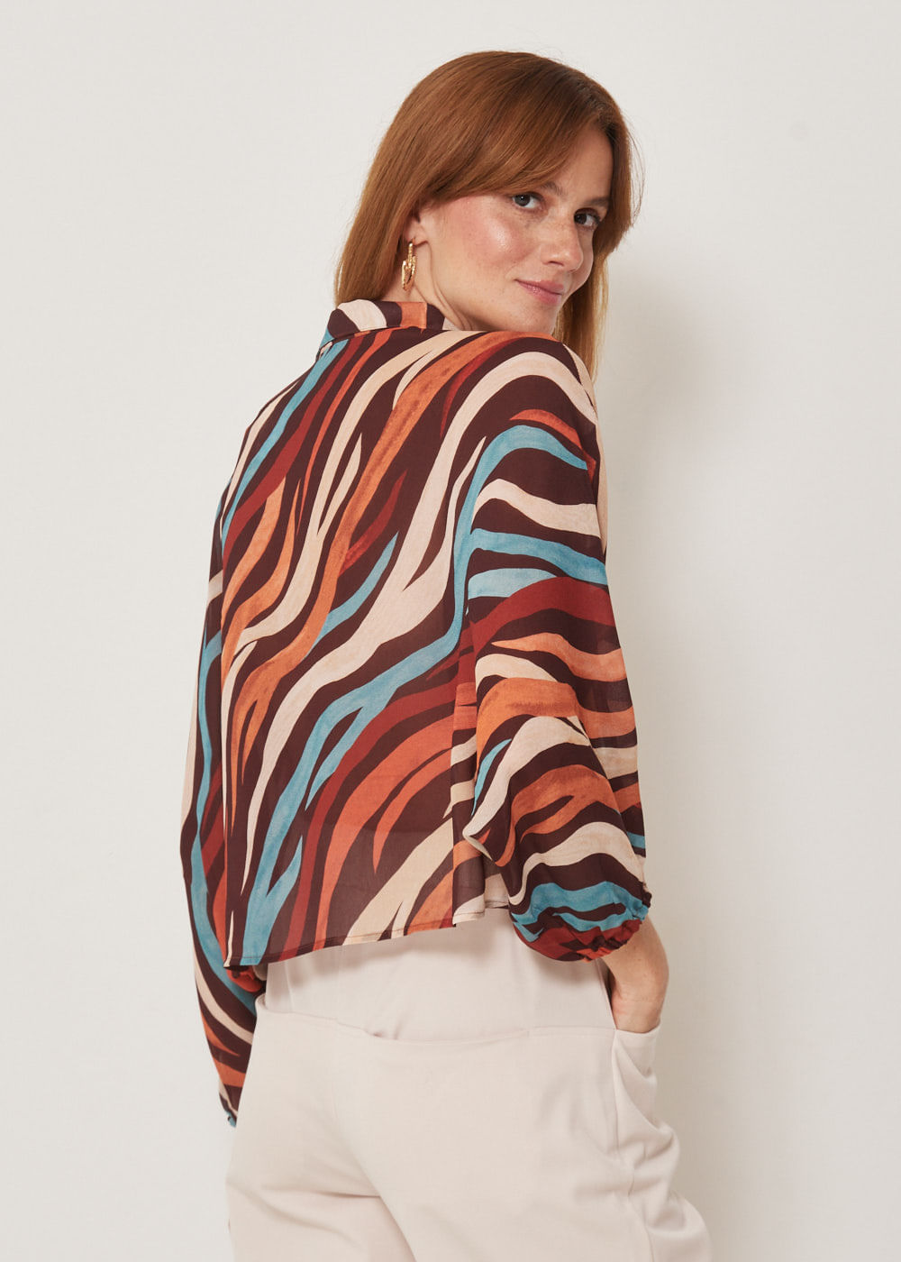 55.20.3301EST CAMISA MANGA MORCEGO ESTAMPA COLOR ZEBRA