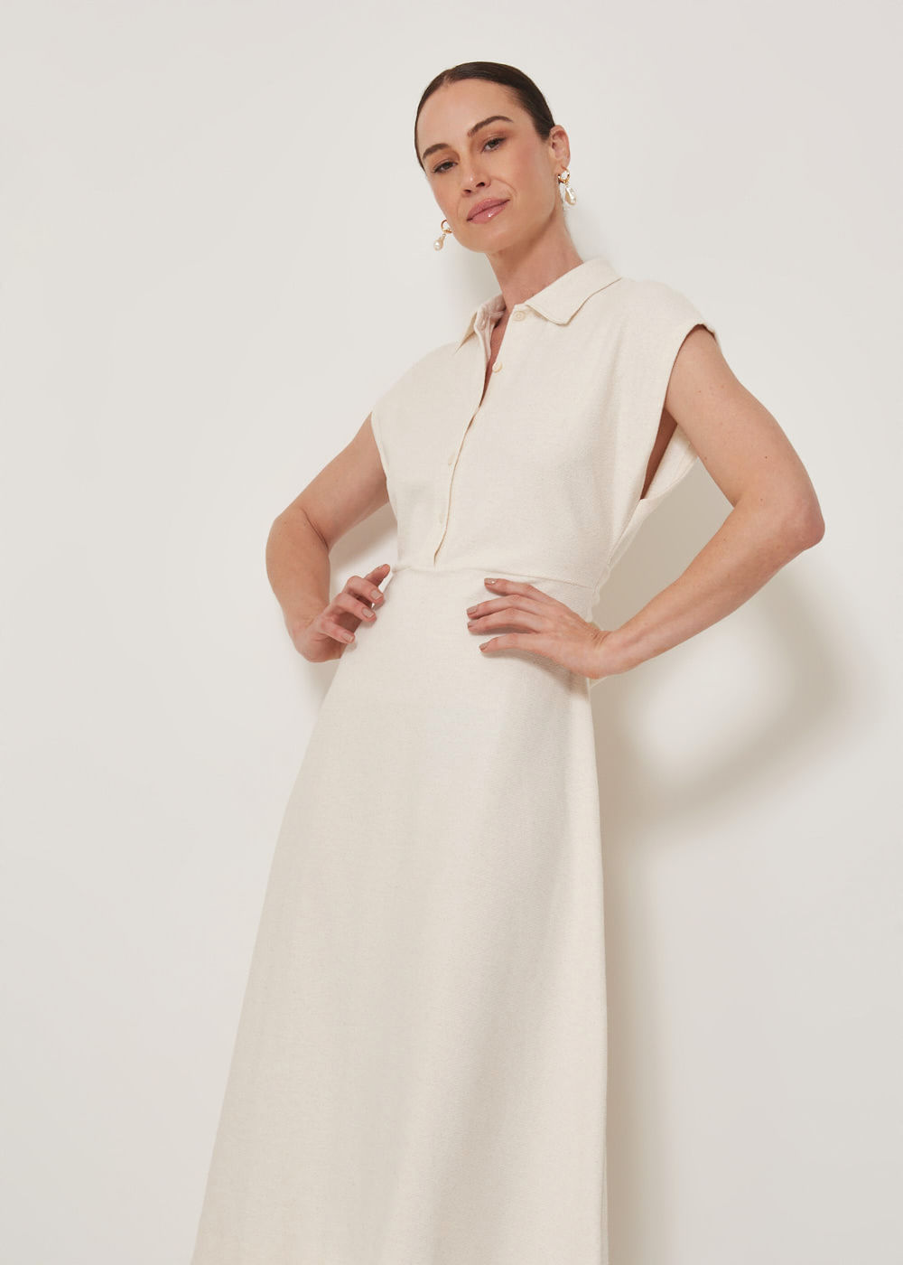 63.12.3301CRU VESTIDO MIDI AMARRAÇÃO