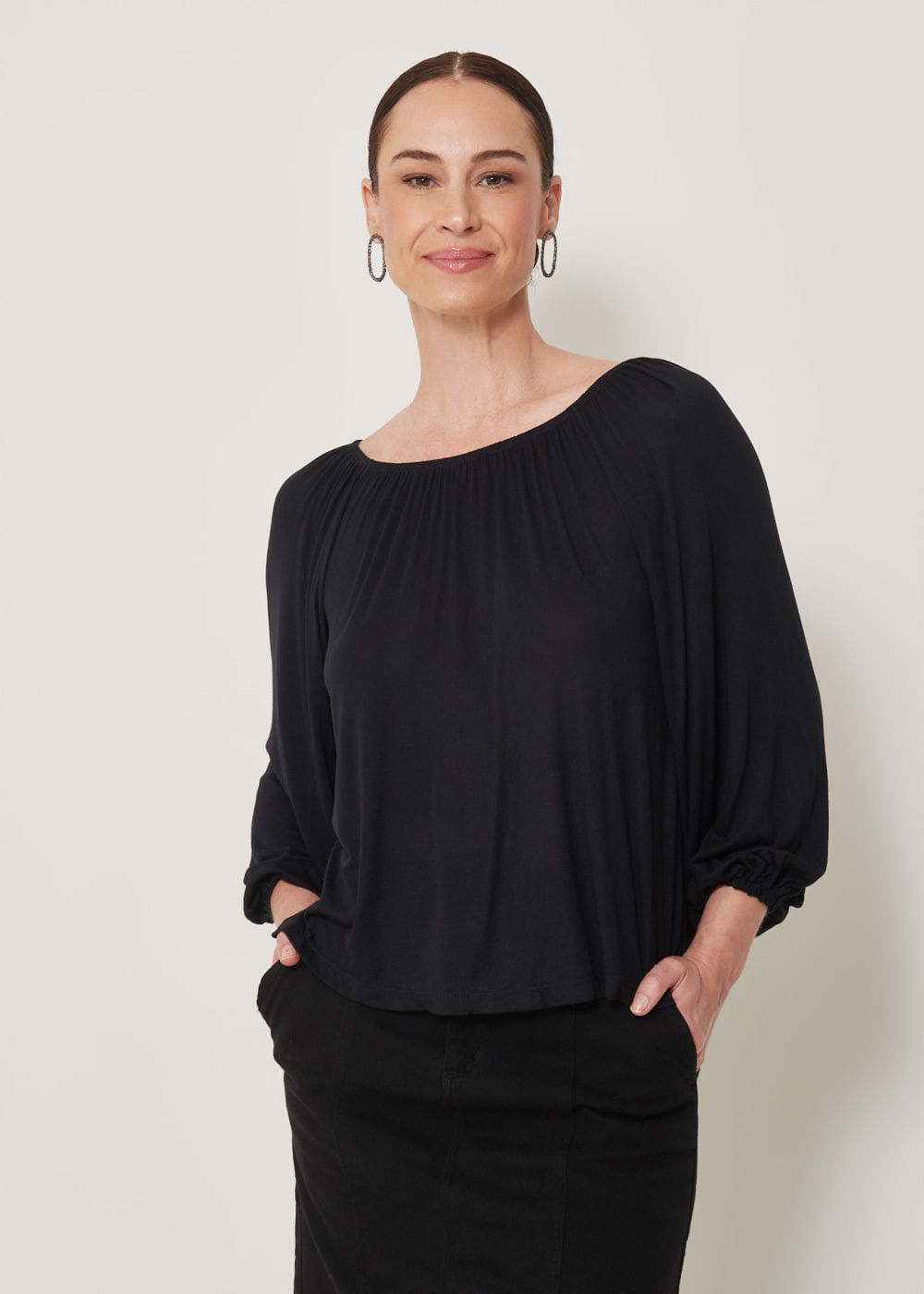 66.40.3309PTO BLUSA MANGA LONGA OMBRO A OMBRO