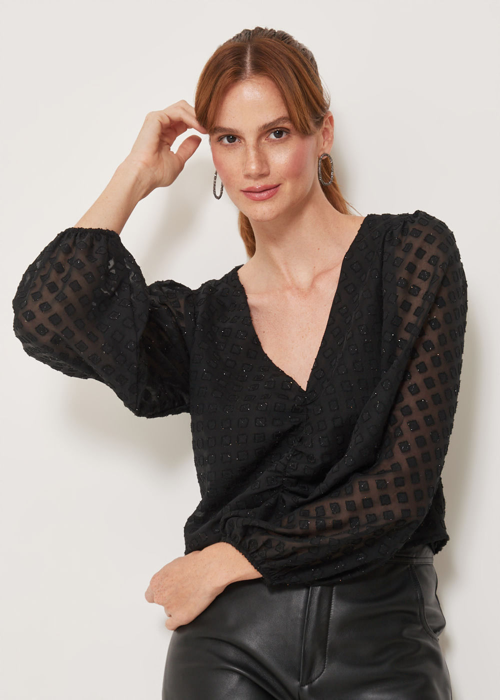 56.40.3307PTO BLUSA M/L DECOTE V