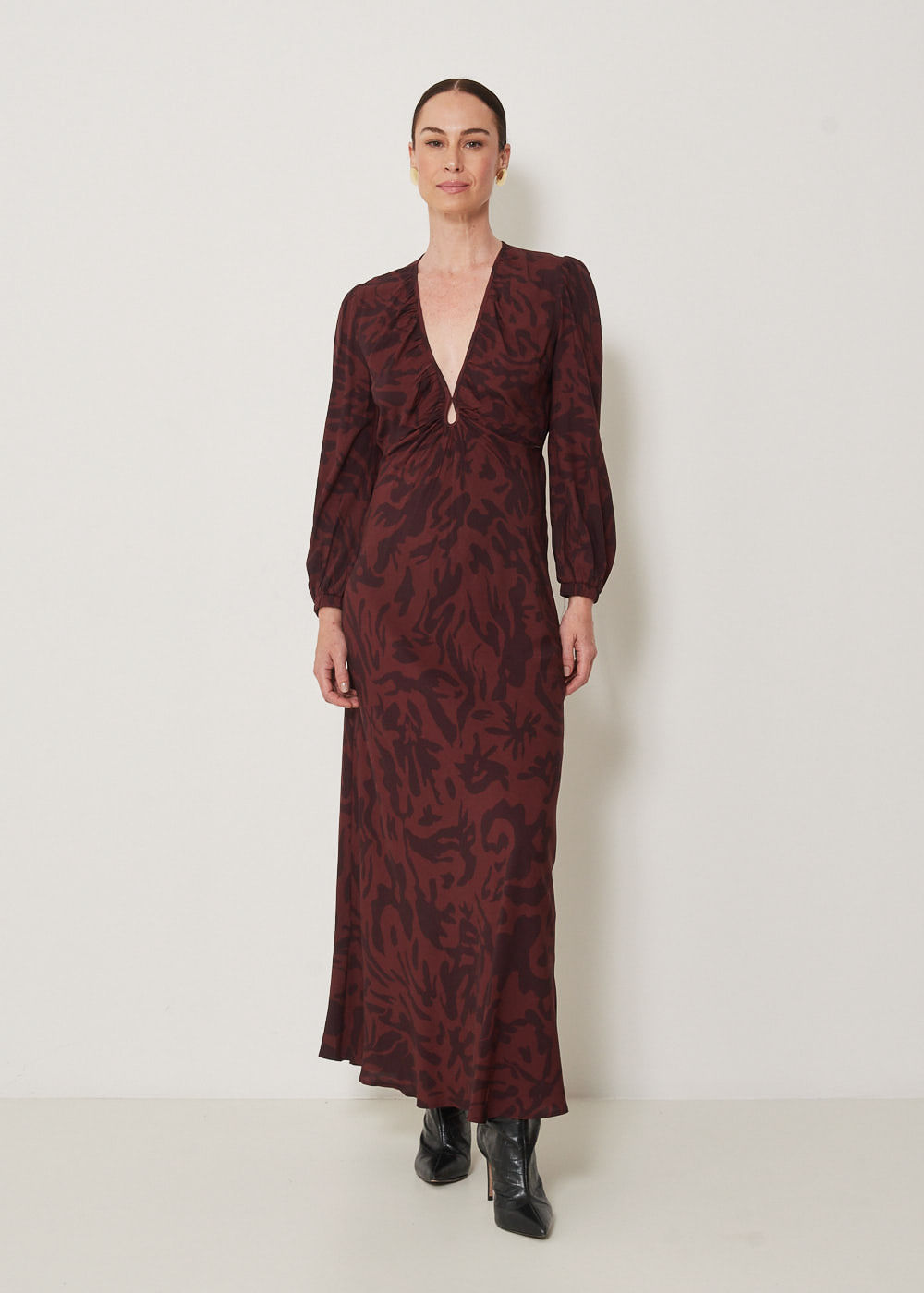 53.22.3301VIN VESTIDO LONGO ESTAMPA CAMOUFLAGE