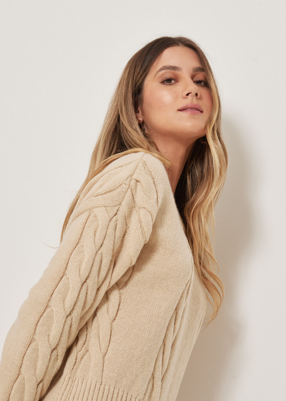 46.40.3305ARE BLUSA MANGA LONGA ARANS MOHAIR