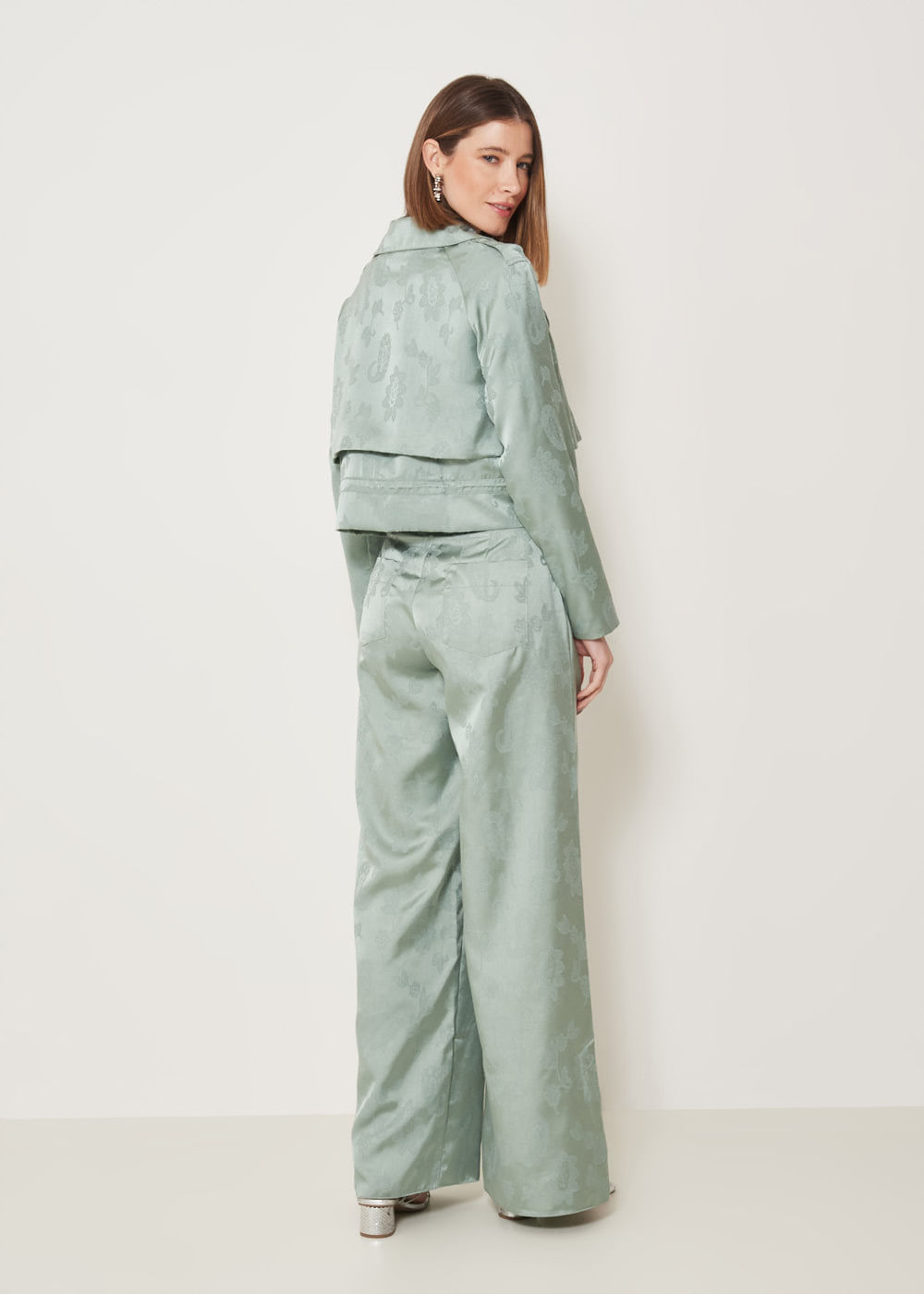 22.23.3306SLV CALÇA PANTALONA ALFAIATADA JACQUARD