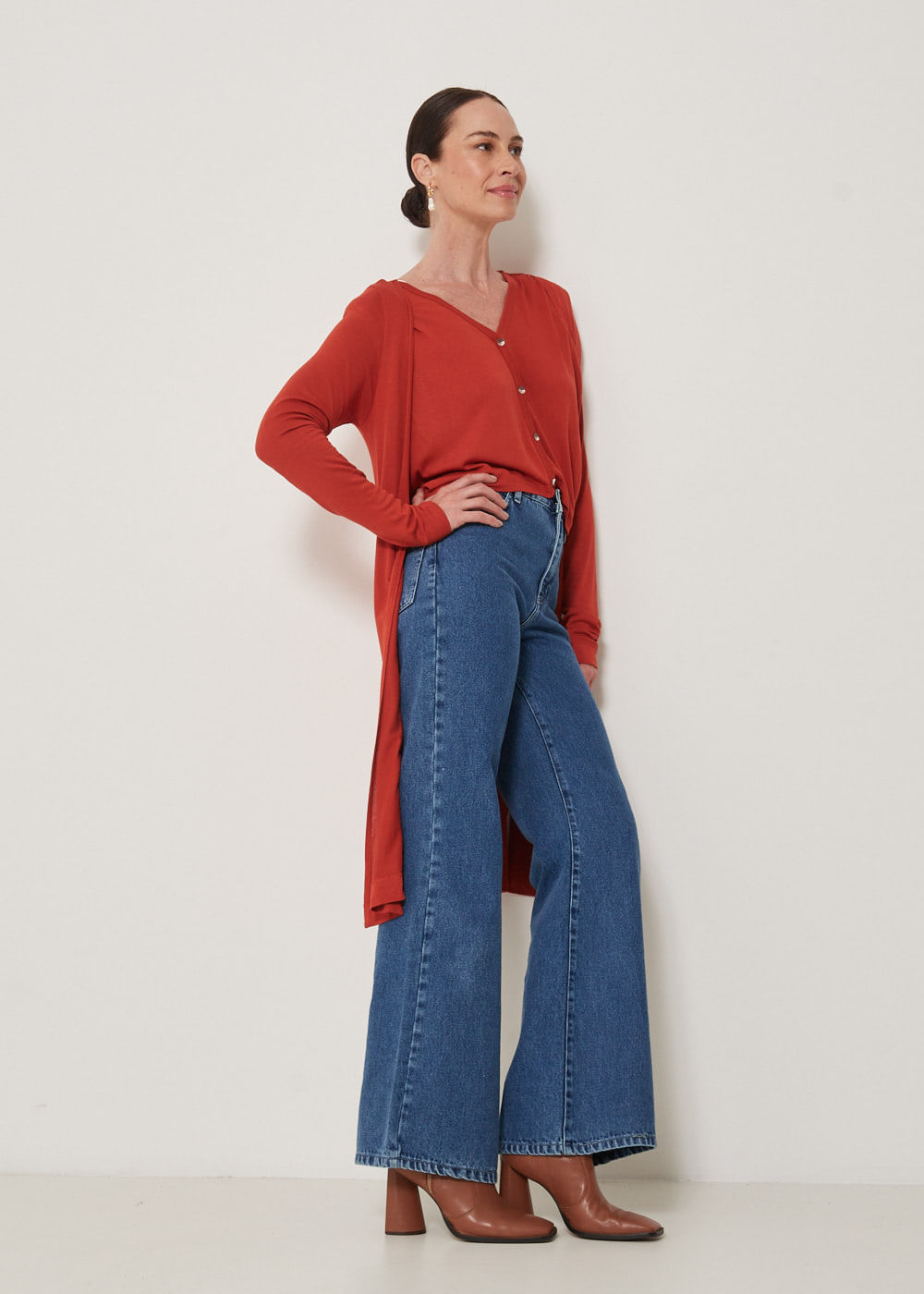 61.30.3302CVO CARDIGAN ABERTO MALHA LEVE