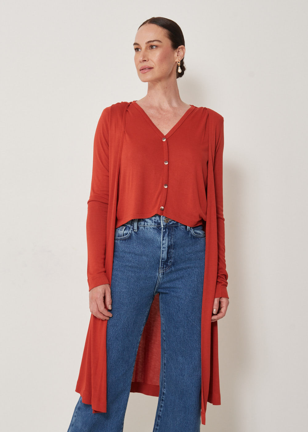 61.30.3302CVO CARDIGAN ABERTO MALHA LEVE