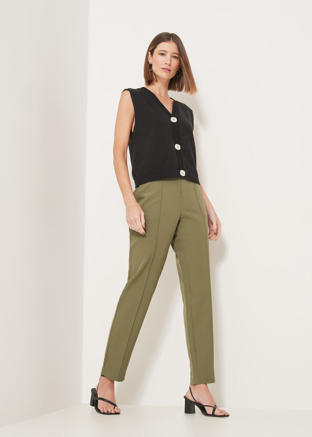 22.21.3301MSG CALÇA SLIM ALFAIATARIA - HIGHLINE