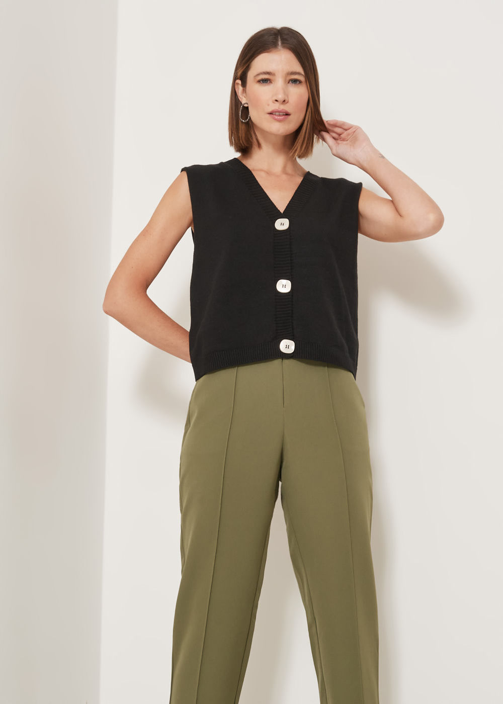 22.21.3301MSG CALÇA SLIM ALFAIATARIA - HIGHLINE