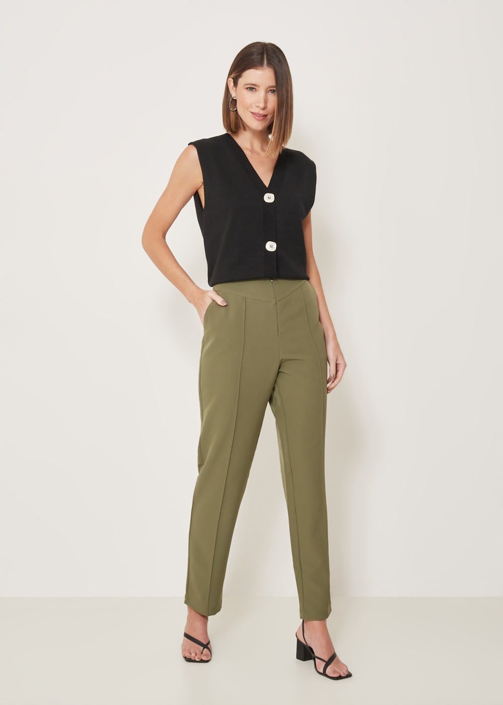 22.21.3301MSG CALÇA SLIM ALFAIATARIA - HIGHLINE