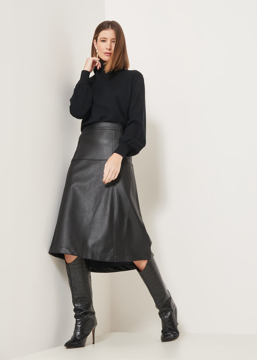 34.20.3306PTO SAIA MIDI RECORTES COURO SINTÉTICO