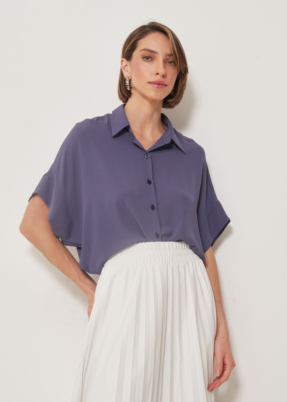57.40.3304PTR CAMISA CHIFFON MANGA 3/4