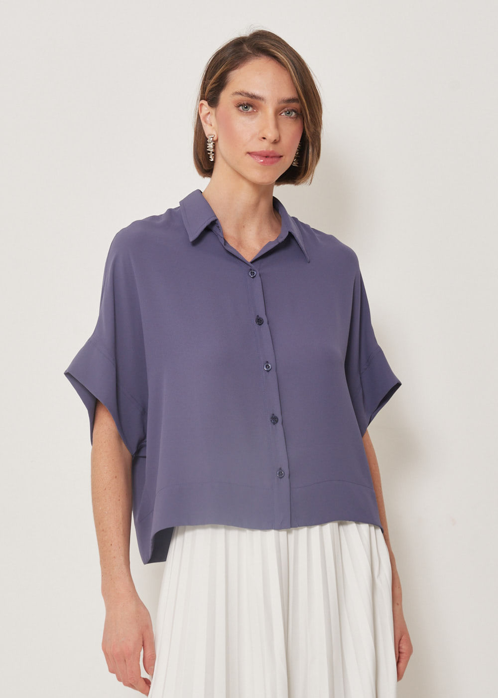 57.40.3304PTR CAMISA CHIFFON MANGA 3/4