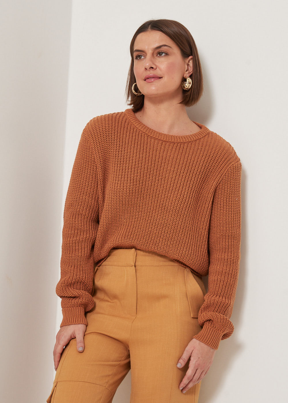 46.40.3307CAM BLUSA MANGA LONGA TRICOT
