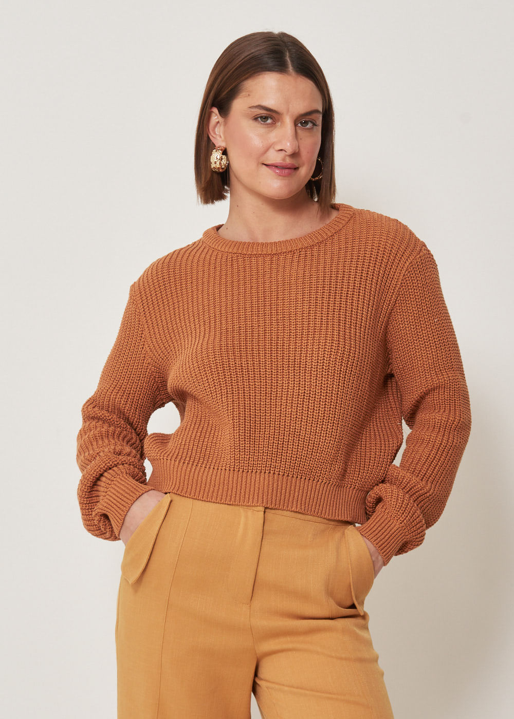 46.40.3307CAM BLUSA MANGA LONGA TRICOT