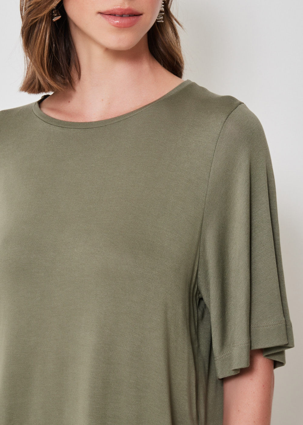 67.40.3303MSG BLUSA MALHA M/C DECOTE CARECA