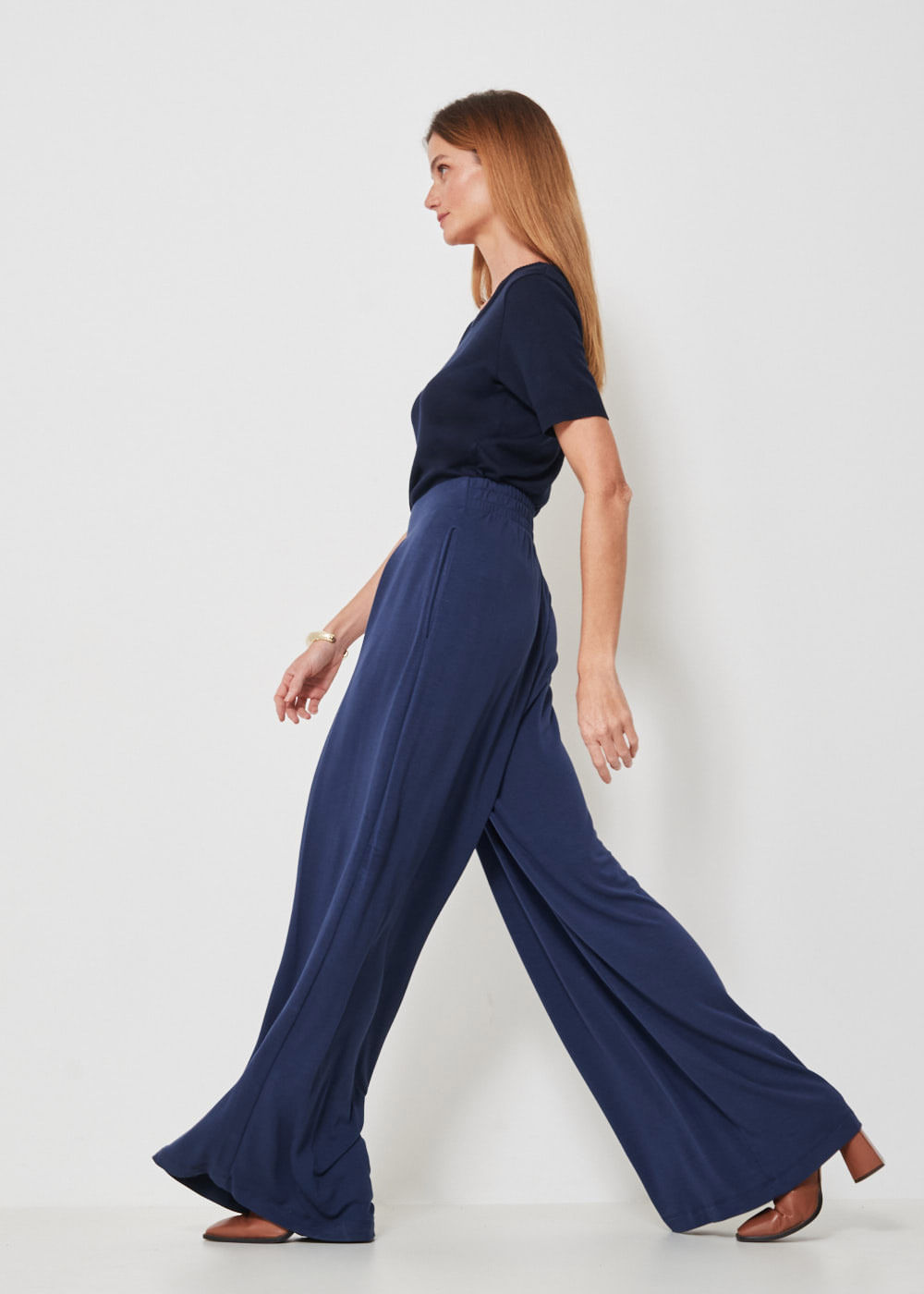 62.30.3307PTR CALÇA MALHA  PANTALONA PREGA FRONTAL