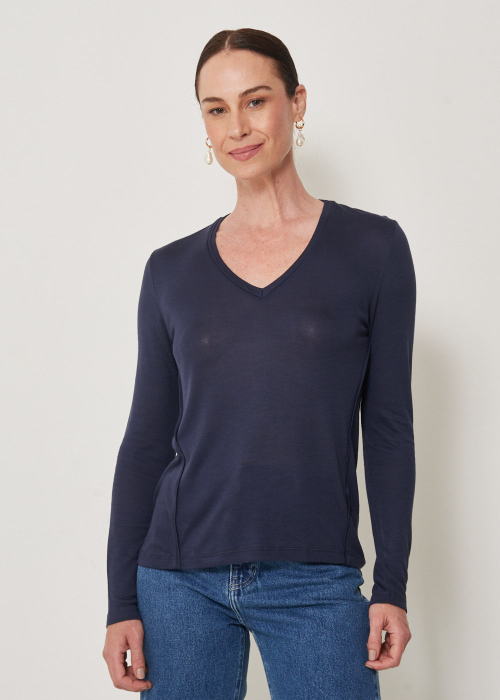 66.40.3304MAR BLUSA MALHA DECOTE V