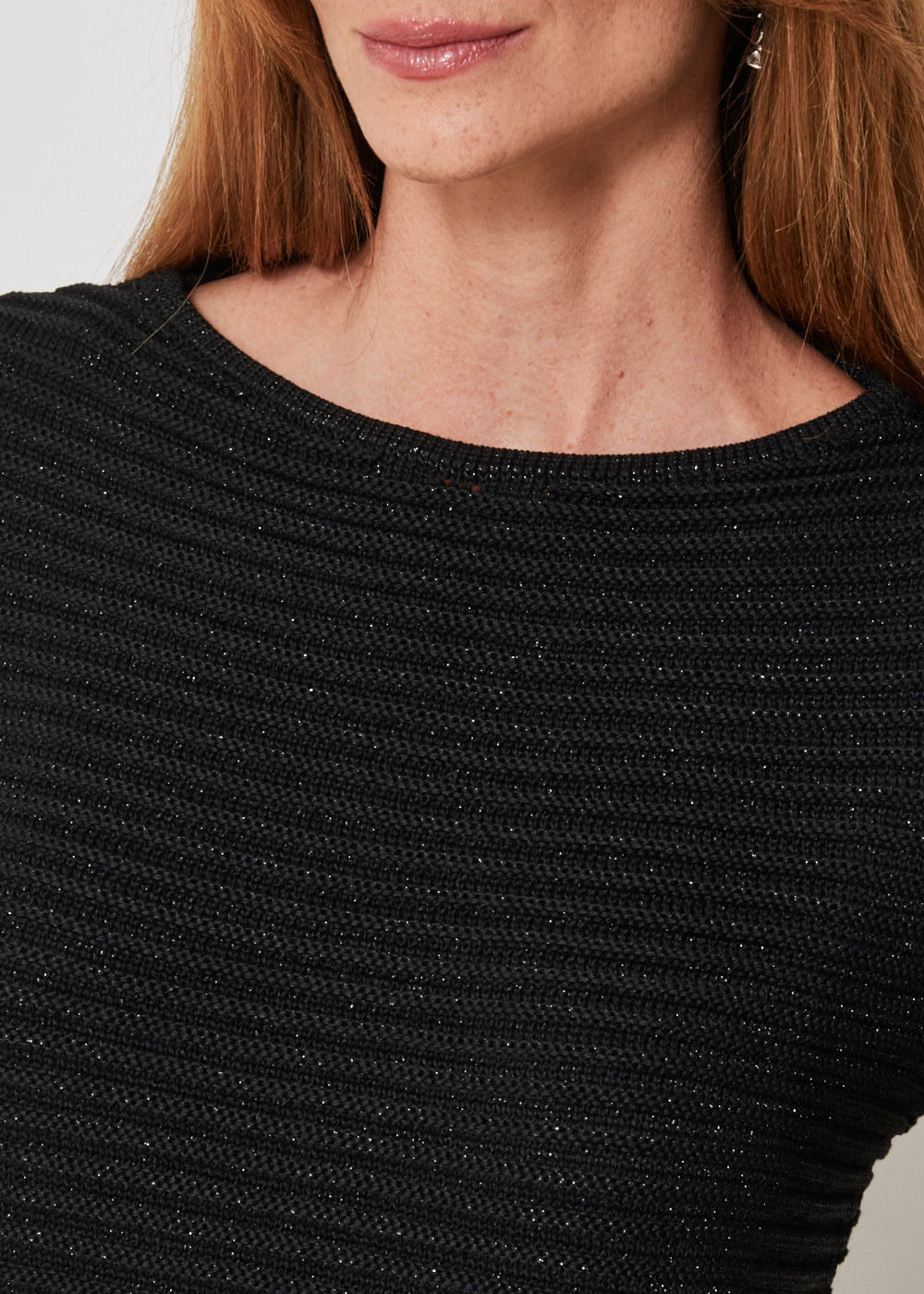 47.40.3301PTO BLUSA TRICOT ROUGE COM LUREX